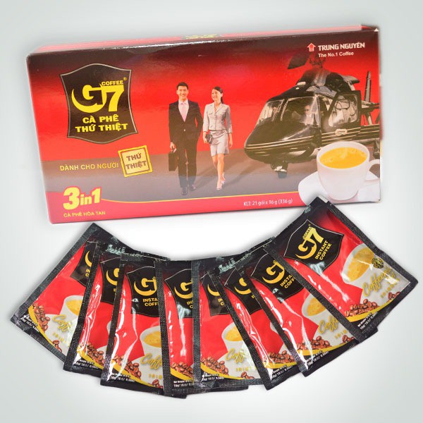 

Recommend G7 Instant Coffee 3in1 Kopi Vietnam Trung Nguyen 21x16g