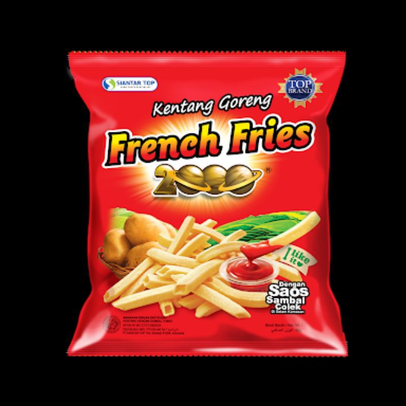 Kentang Goreng French Fries 2000 Dengan Saos Sambal Colek 9 Gram Snack Kekinian Enak Murah Shopee Indonesia