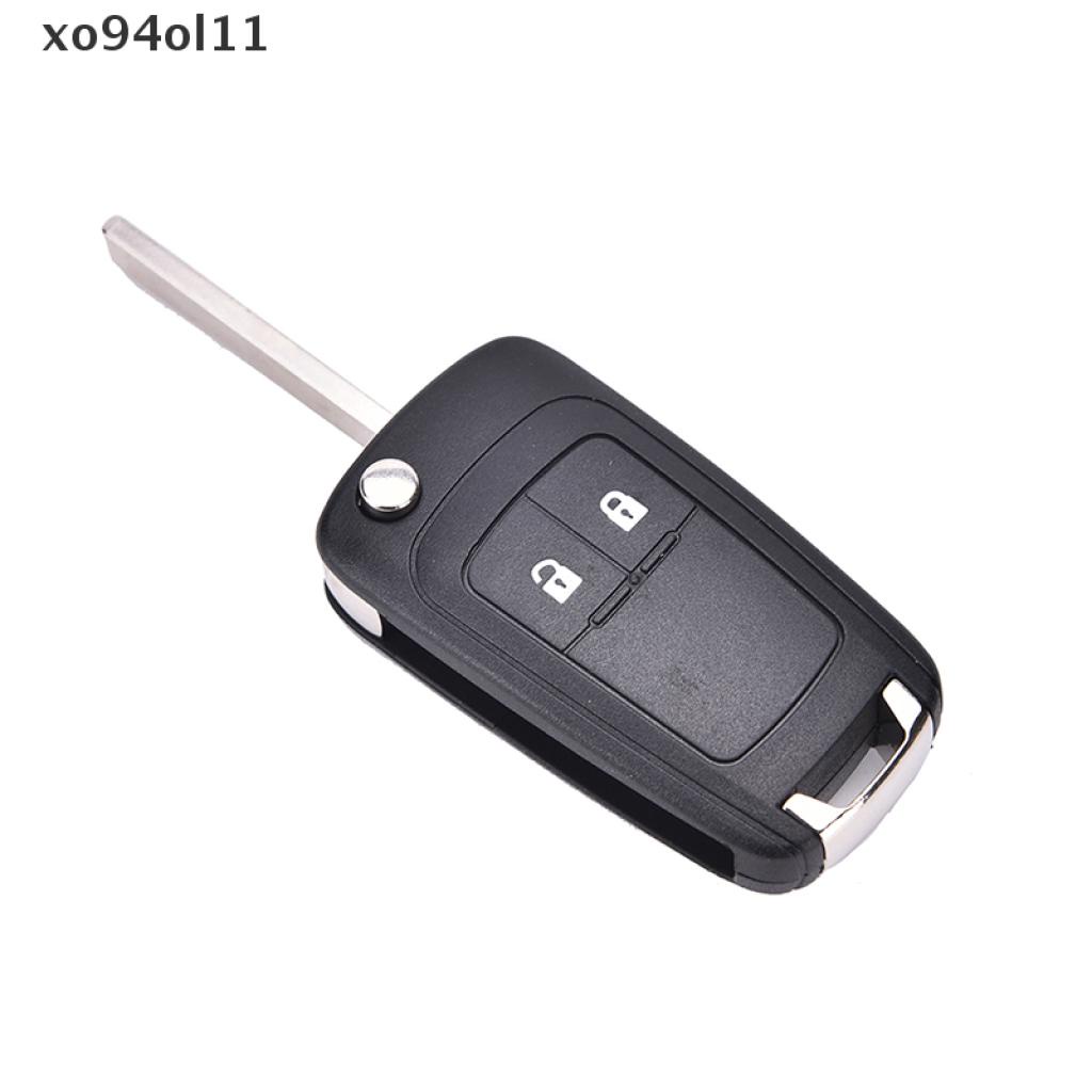 (hotsale) Rumah / Casing Kunci Remote Mobil 2 Tombol Model Flip Untuk Chevrolet Epica LOVA Spark