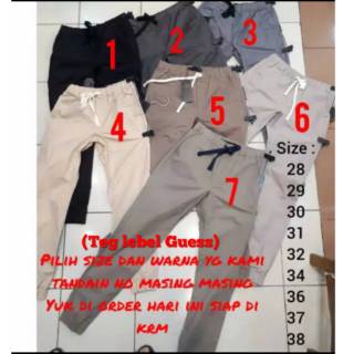  CELANA  JOGGER  IMPORT BAHAN CHINO KATUN STRECH KUALITAS 