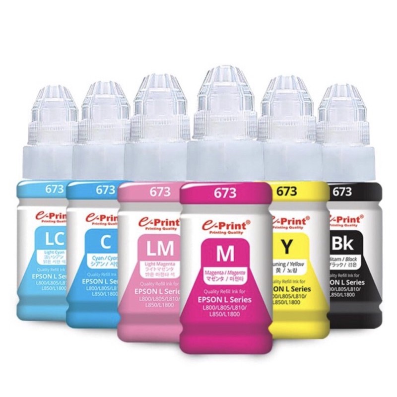Tinta Epson 673 FOR L800, L805, L805, L850, L1800 - Cartridge Tinta epson