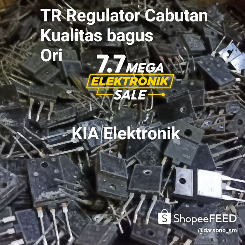 Transistor TR Regulator Cabutan monitor bagus ORI