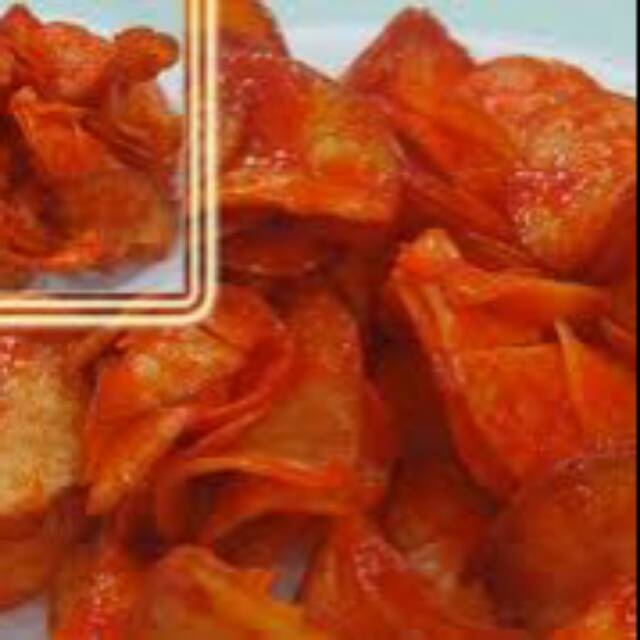 

KERIPIK singkong BALADO / keripik singkong pedas