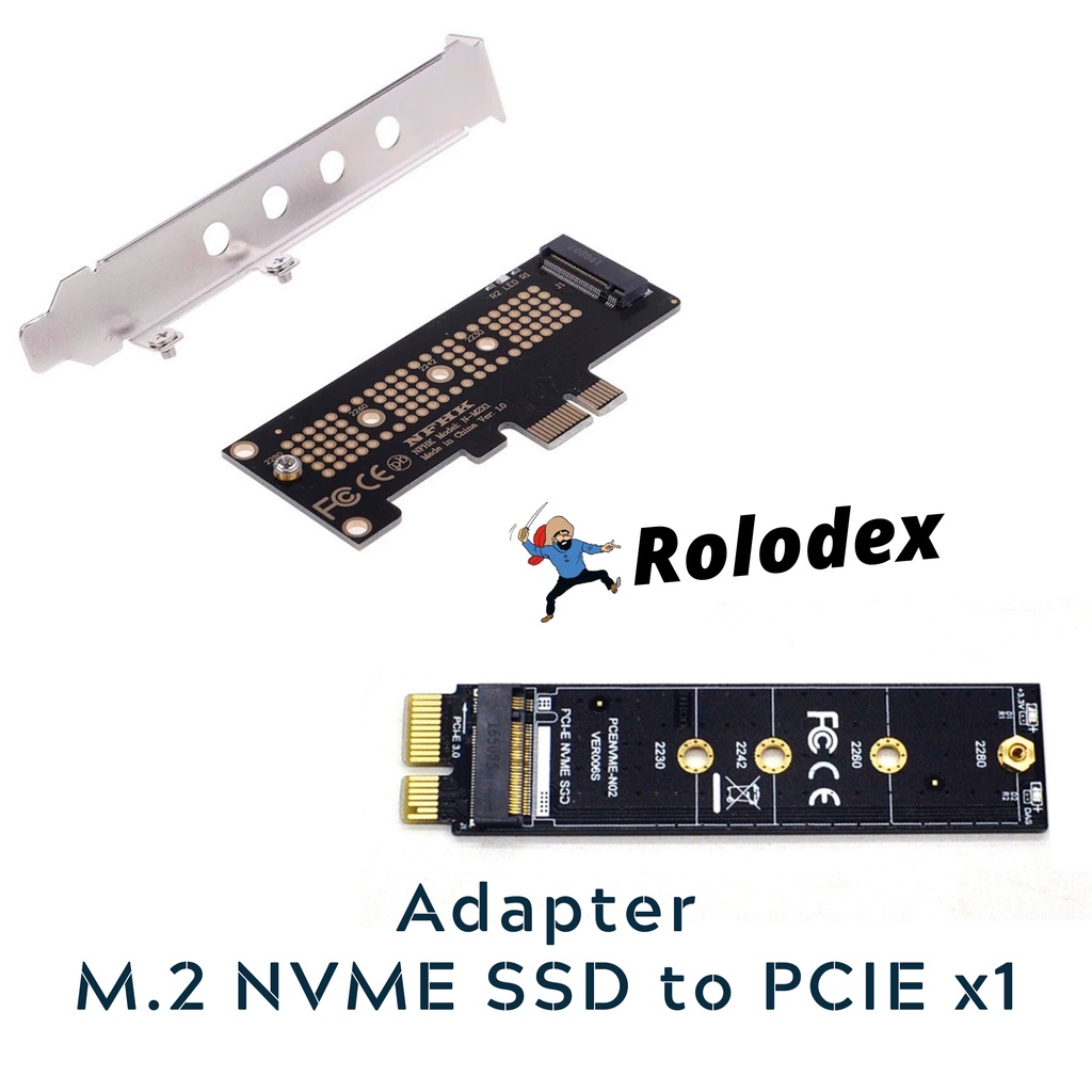 Adapter M.2 NVMe to PCIe x1