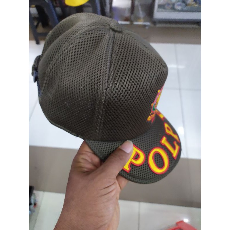 TOPI POLPP hijau jaring