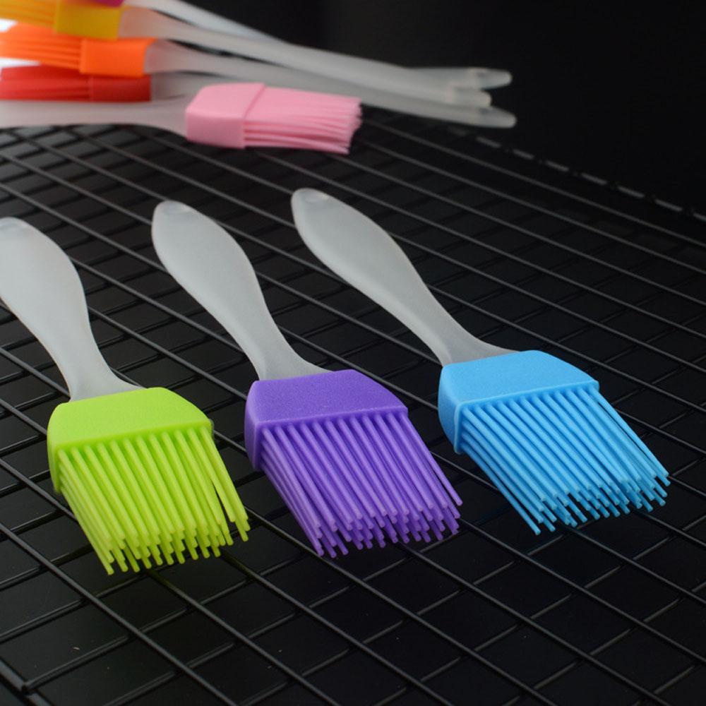 Preva 4pcs Warna Random BBQ Basting Oil Brush Dapur Cream Pastry Anti Lengket