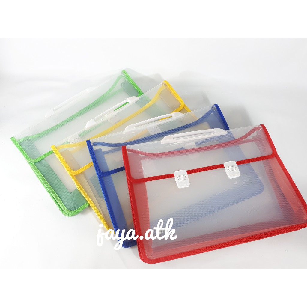MAP PLASTIK BAG TENTENG TAS DOKUMEN TENTENG PLASTIK DOKUMEN DOCUMENT BAG FOLIO F4 TEBAL BERKUALITAS