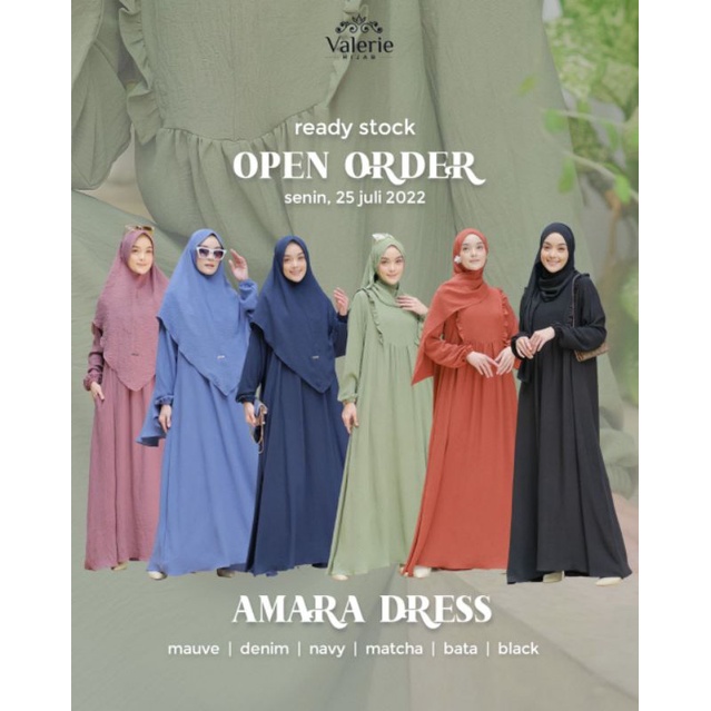 Amara Dress by valerie ready stock