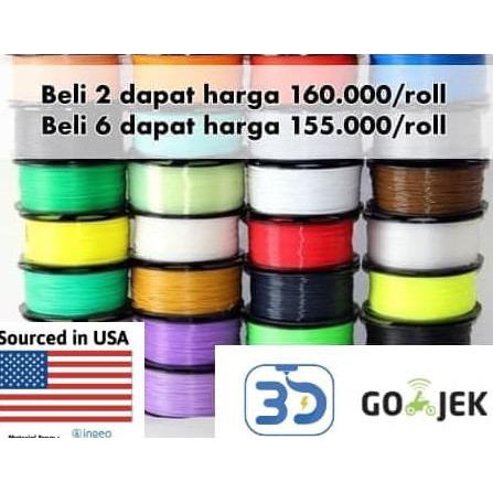 

Tinta 3D Printer Filament PLA dan ABS Kualitas Bagus - Bahan ABS