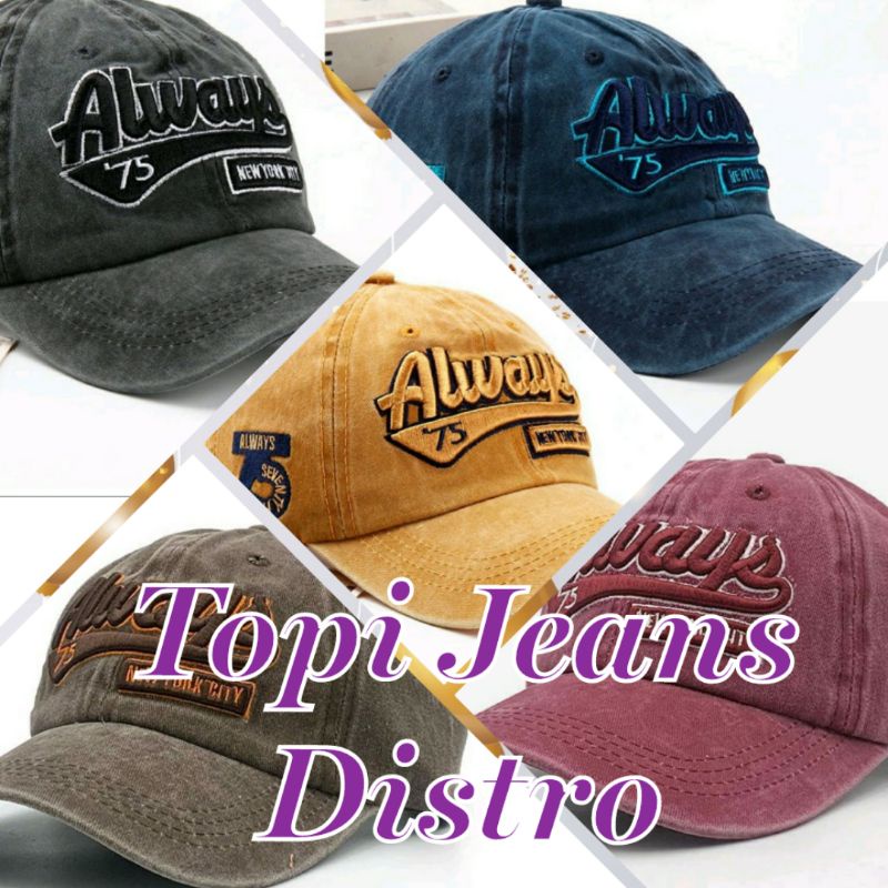 Topi Jeans Distro ALWAYS
