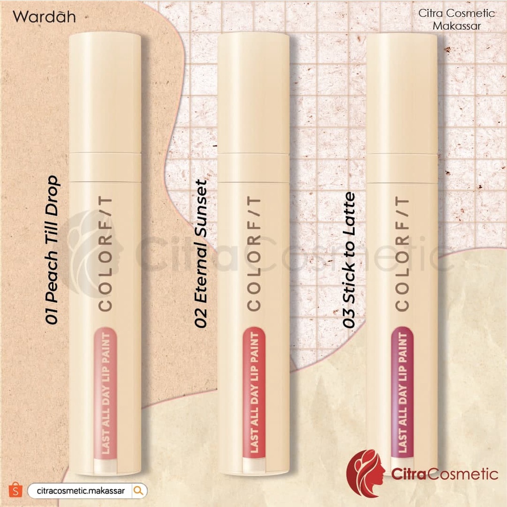 Wardah Colorfit Last All Day Lip Paint