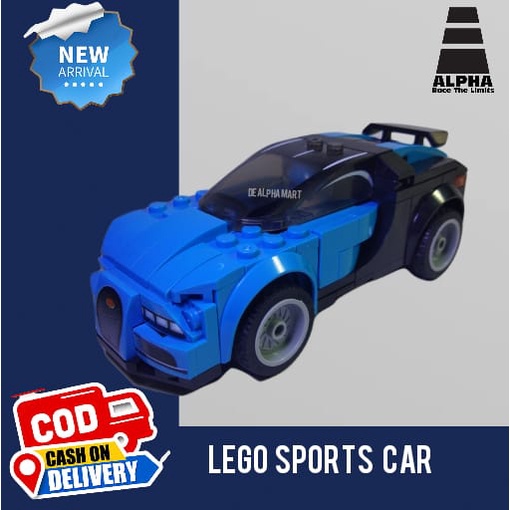 CLY1022 Lego Sports car Bugatti Chiron Porsche 911 Mini Cooper Mclaren Transformers bisa berubah