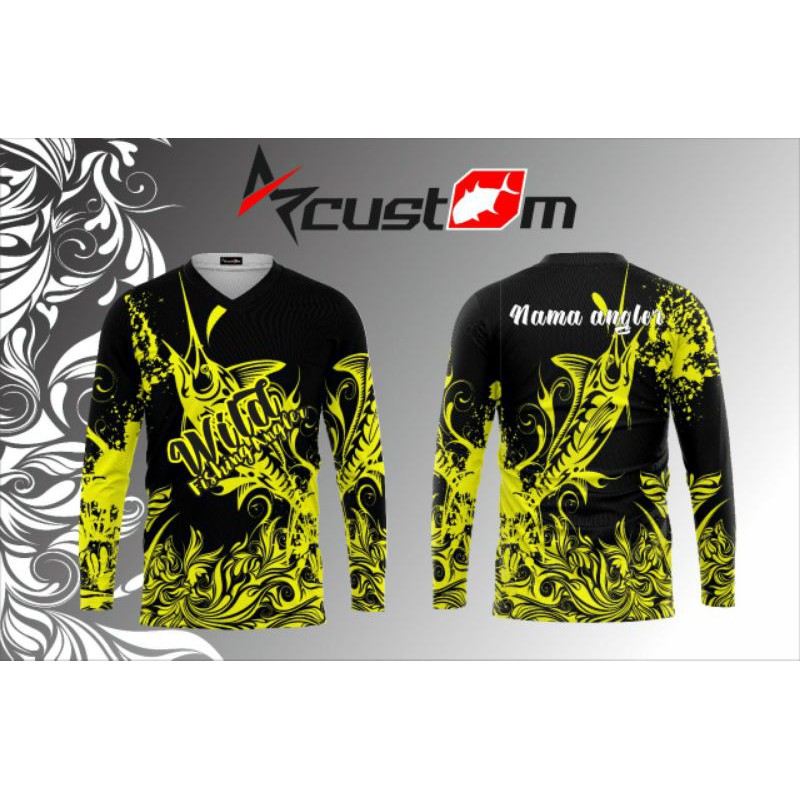 baju mancing / jersey mancing /baju memancing keren AP custom