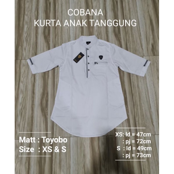 Pensi Store - Baju Koko Kurta Anak Tanggung Cobana Original - Koko Qurta Anak Tanggung