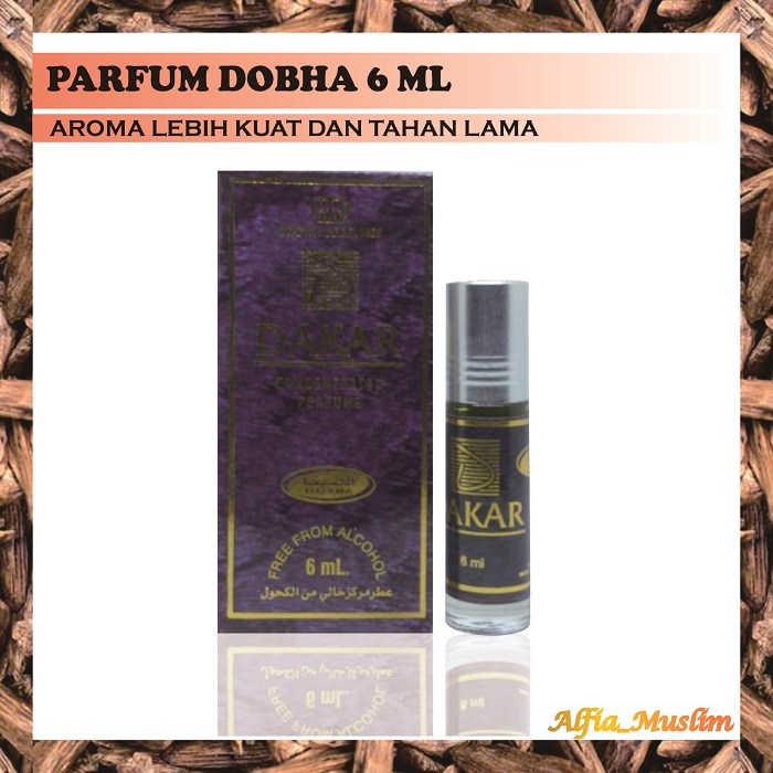 Parfum Hajar Aswad Non Alkohol Dobha 6 ML Roll On