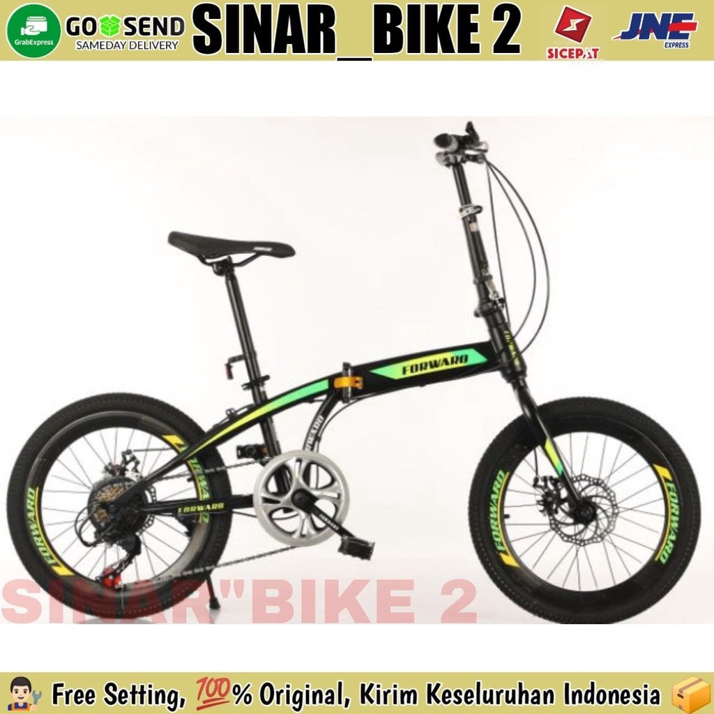 Sepeda Lipat 20 Inch FORWARD IRON STEEL 7 Speed