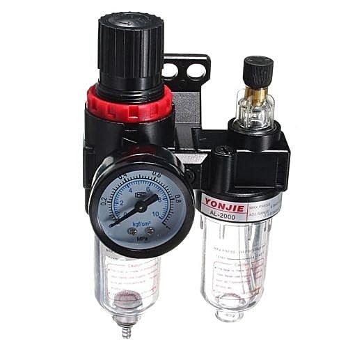 Air Filter Regulator Kompresor 1/4 Inch Double Air Filter Regulator - Filter Udara Kompresor