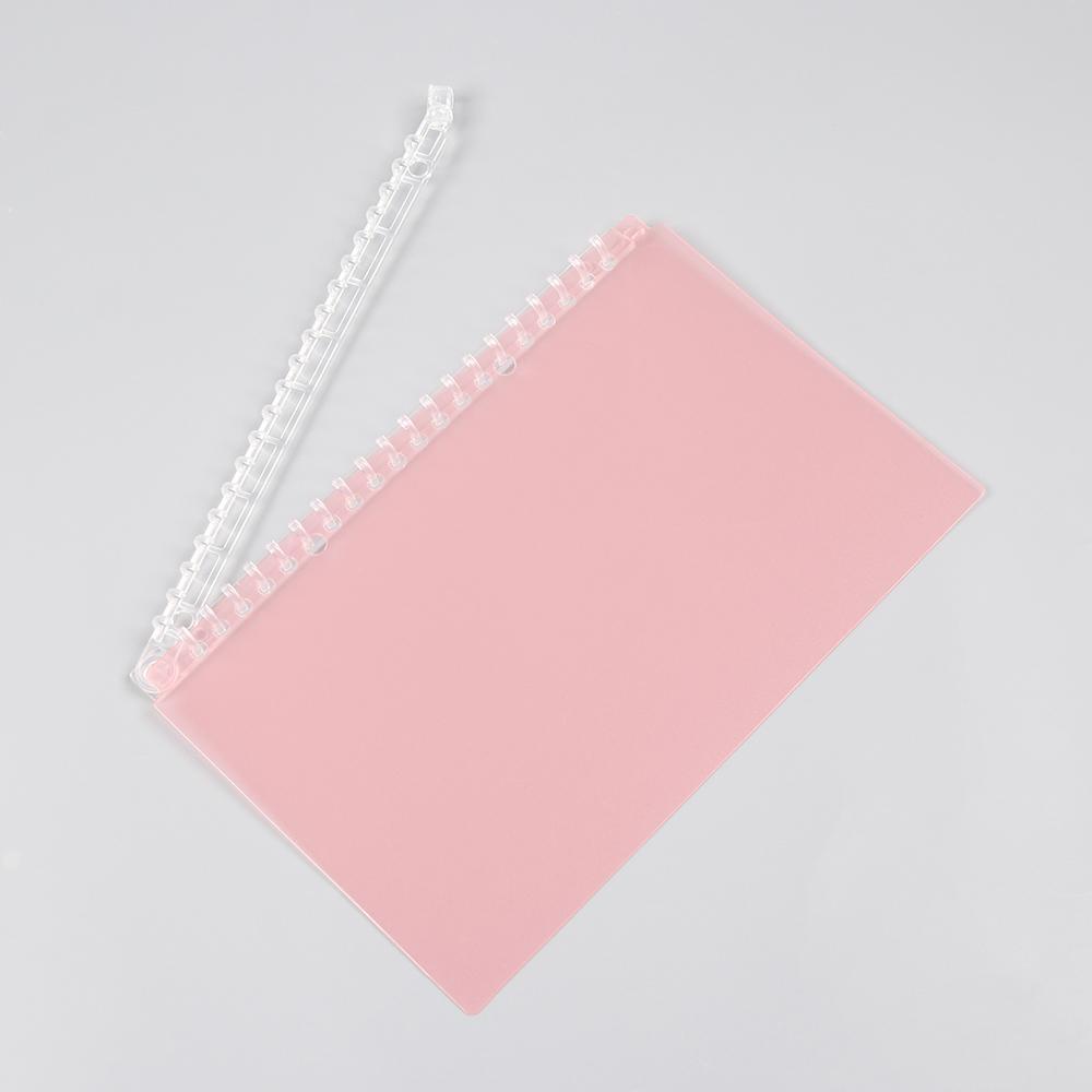 Nanas A5/B5 Loose-leaf Cover Baru Aksesori File Folder Plastik20/26Lubang Ring Binder Bening