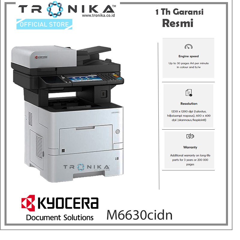 MESIN FOTOCOPY WARNA | KYOCERA ECOSYS M6630CiDN | ORIGINAL | GARANSI RESMI