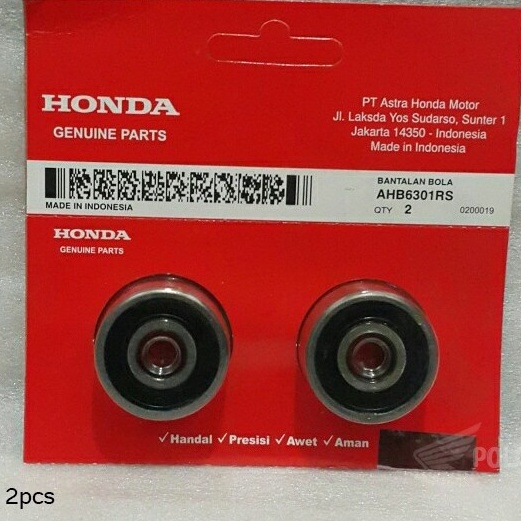 Laher Bearing Ball Bantalan Bola 6301 CB150R CBR 150R Verza AHB6301RS