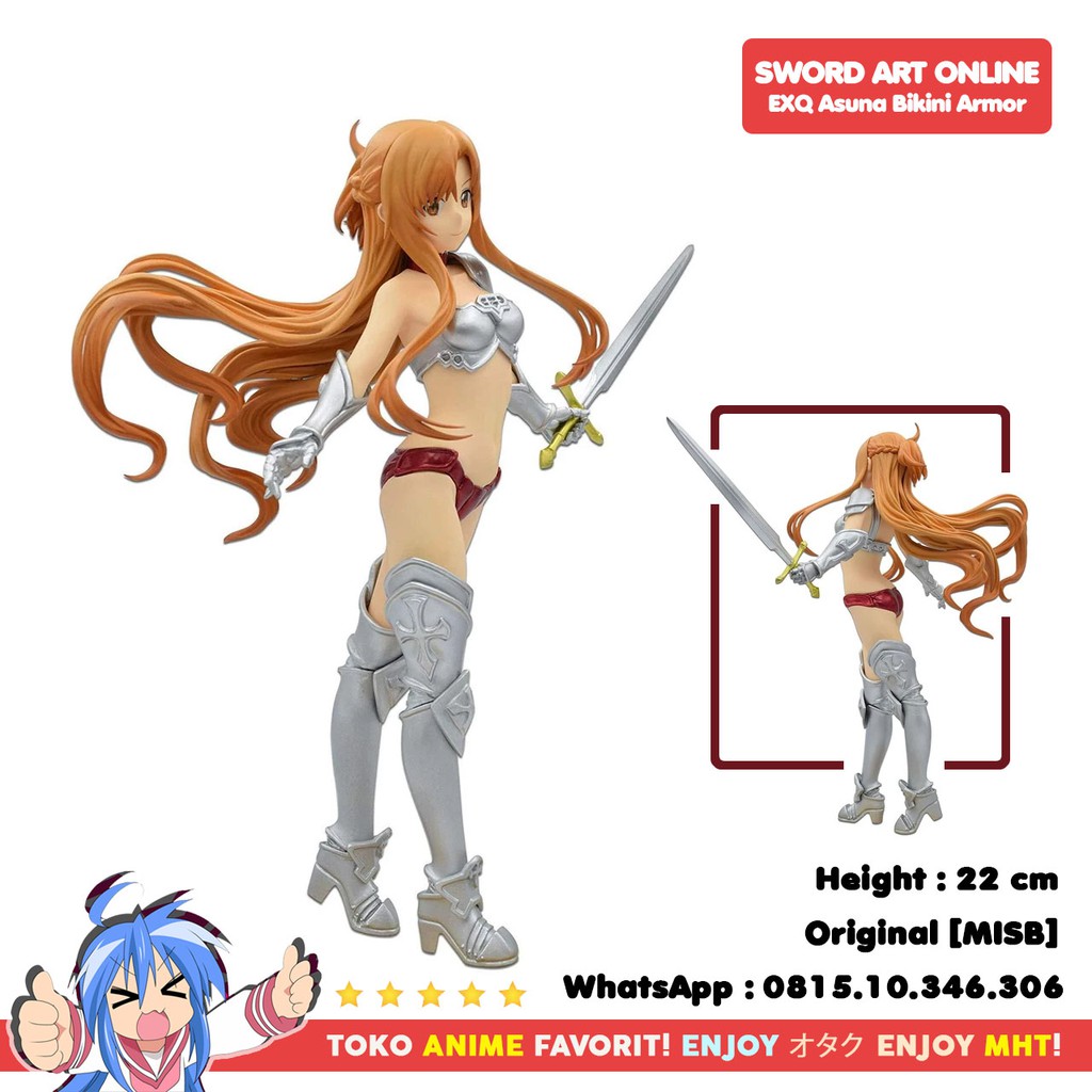 Figure SAO Sword Art Online EXQ : Asuna In Bikini Armor Original MISB