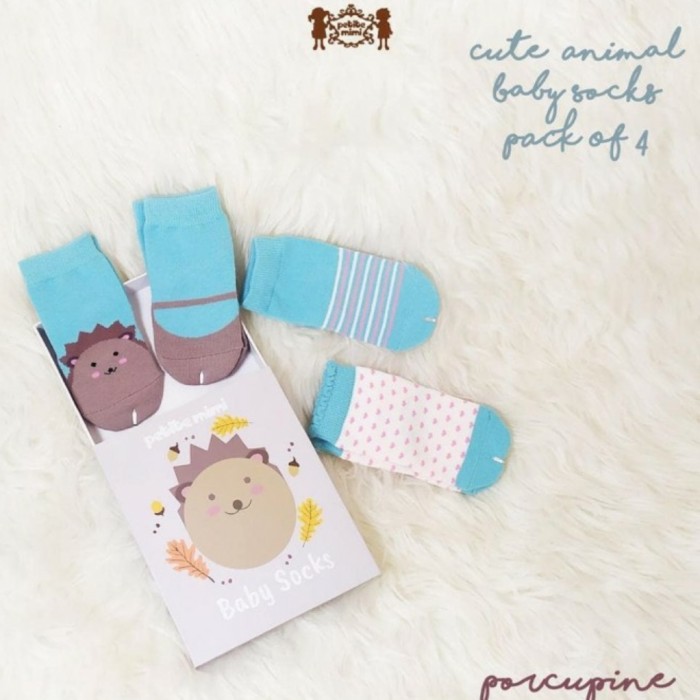 PETITE MIMI Kaos Kaki Bayi isi 4pcs Baby Socks