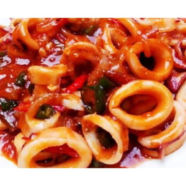 

Cumi Basah Asam Manis
