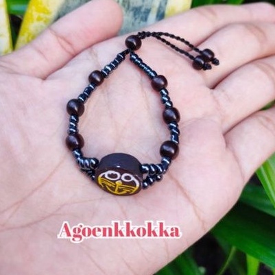 Gelang doraemon manik anak hitam kokka kaokah