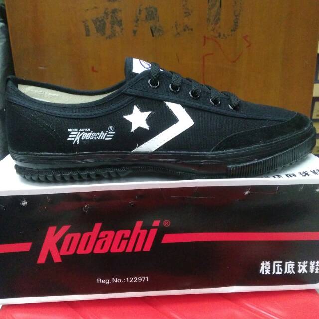Sepatu kodachi 8119 original new model all black