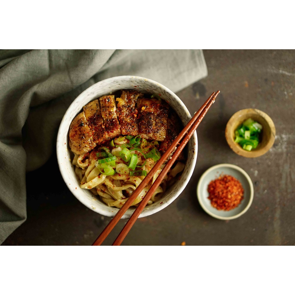 

Bakmi The No.3 (Oil Noodle w/ Crispy Seared Chicken) - Noodles With Attitude