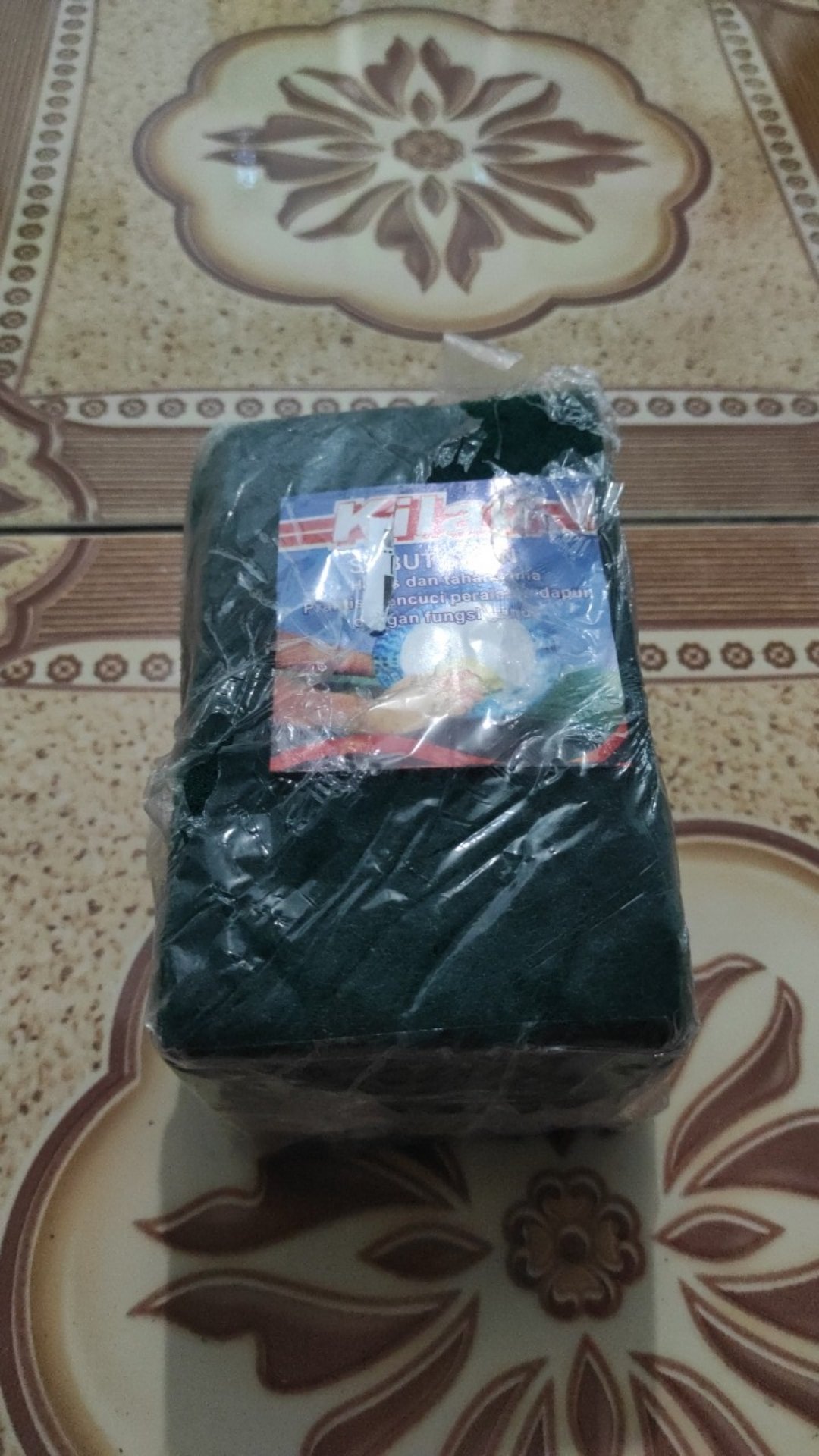 Sabut Cuci Piring Hijau Tanpa Spon Grosir Baroque Mart