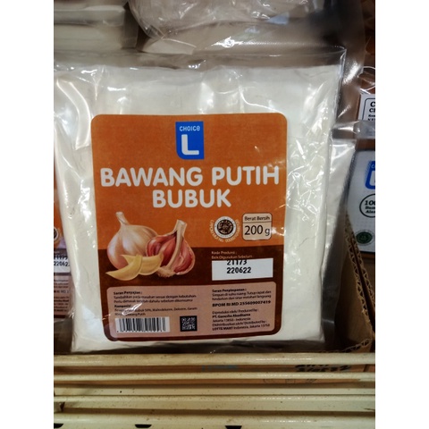 

Bawang putih bubuk ChoiceL kemasan 200gr