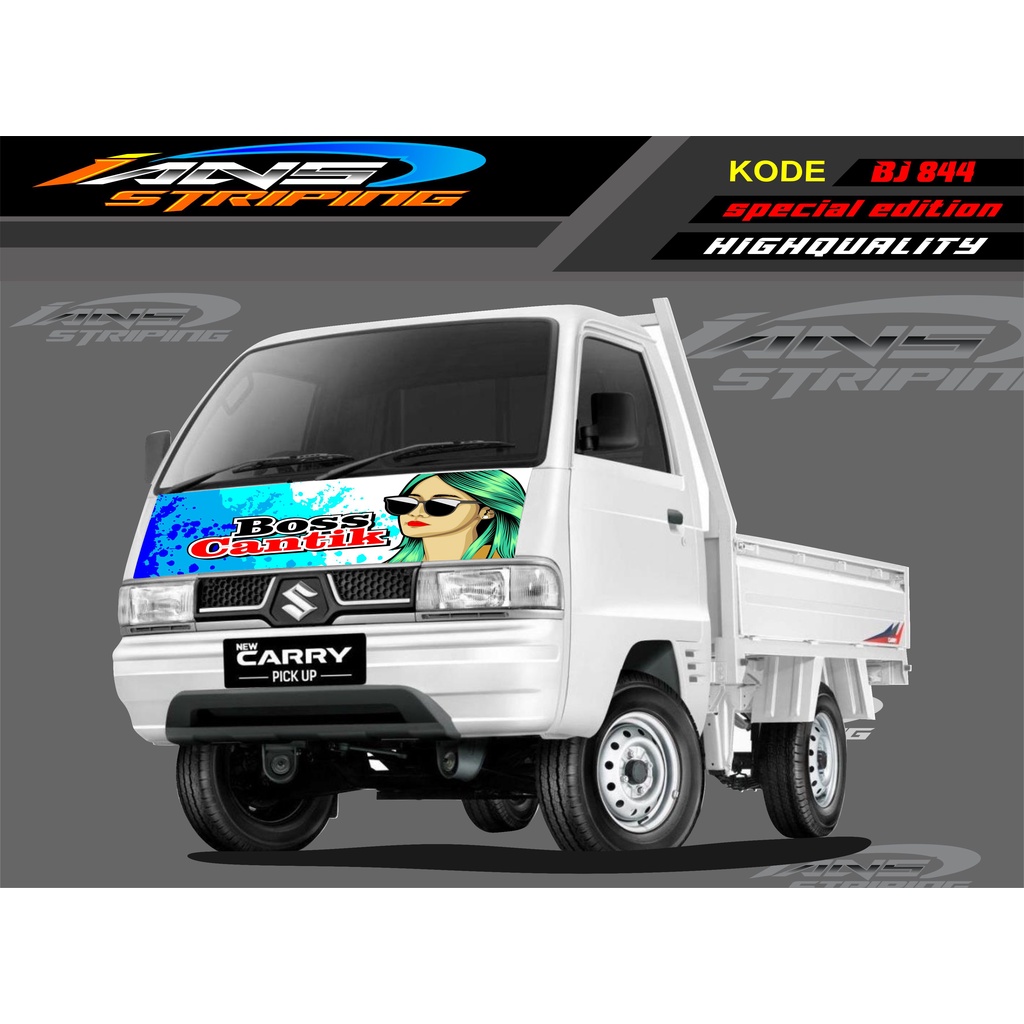 DECAL STICKER KAP MOBIL CARRY/ STIKER KABIN DEPAN MOBIL CARRY PICK UP / STICKER TERBARU