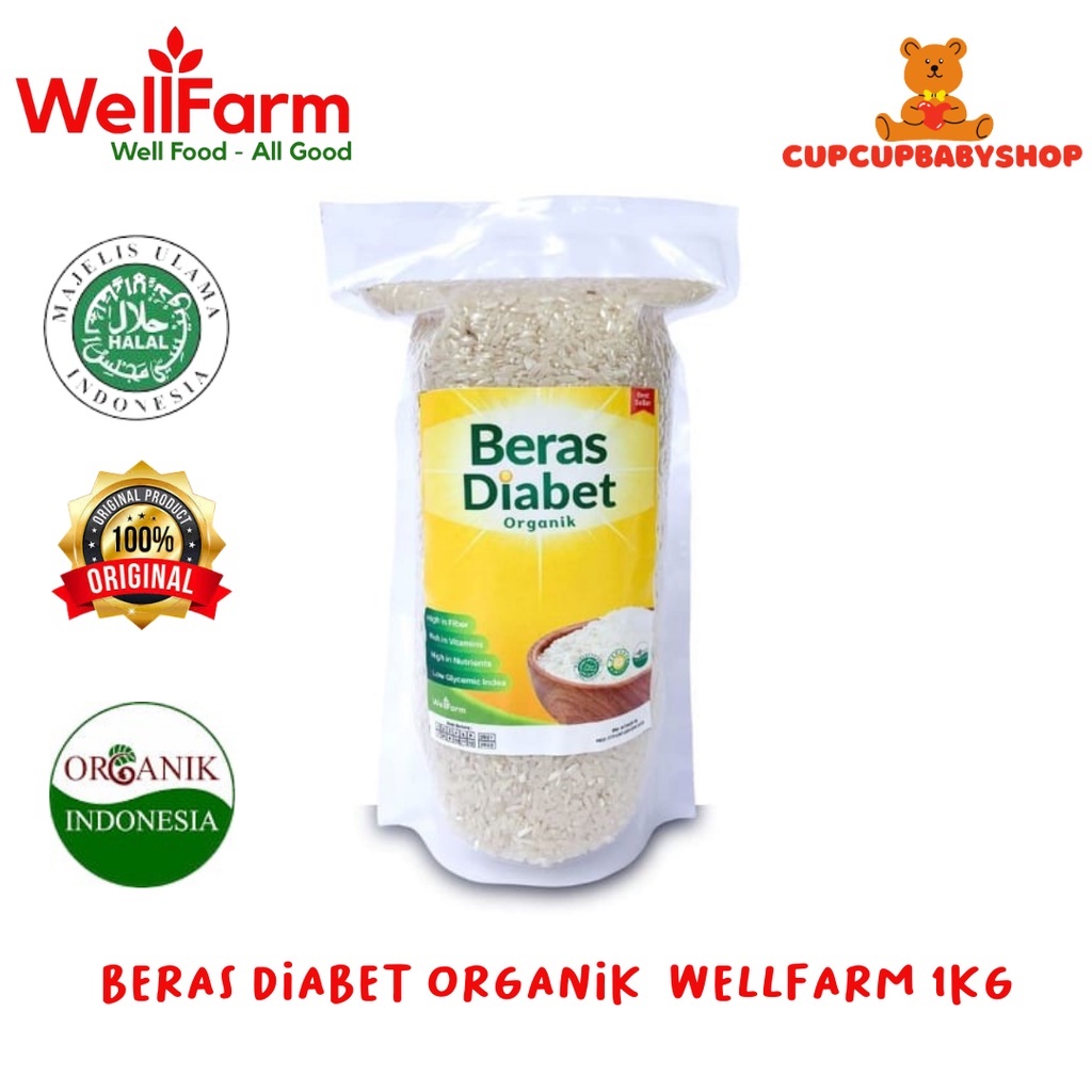 

Wellfarm Beras Diabetes Organik 1kg / Diabet Organic Rice