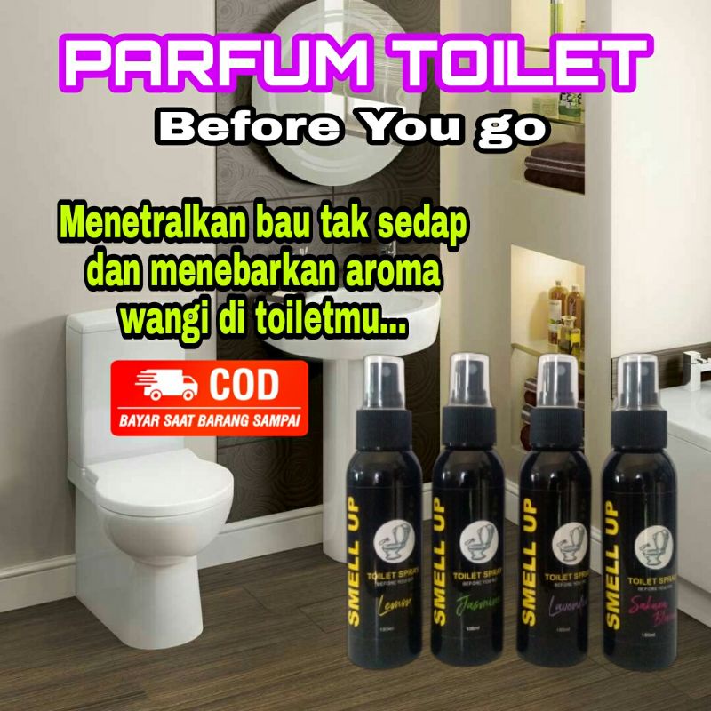 PARFUM TOILET100ml/SEAT SANITIZER/PENGHARUM TOILET/PEWANGI WC/PEWANGI TOILET/PENGHILANG BAU WC