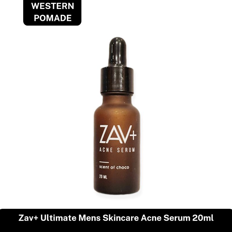 Zav+ Acne Serum 20ml Ampuh Melawat Jerawat Serum Anti Jerawat Skincare Cowok Ganteng Maksimal