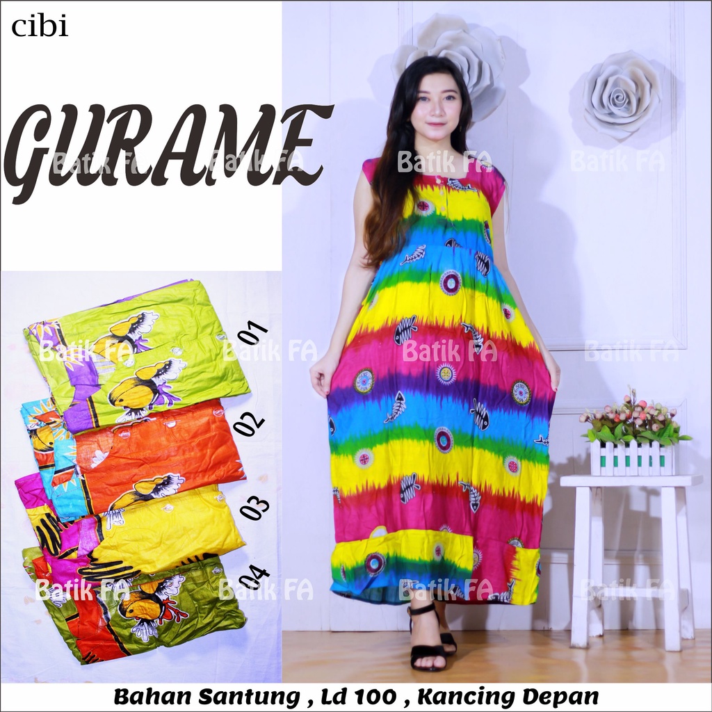 BATIK WANITA KEKINIAN DASTER DRESS RAYON VANESSA KIMONO DIFARINA SULTAN MIRNA ADEL JUMBO PANJANG SEMATA KAKI BUMIL BUSUI MURAH ADEM-CIBI GURAME