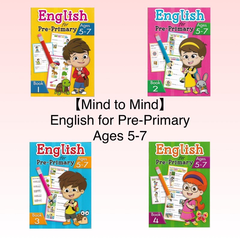 English Workbook for Pre Primary (age 4-7 years old)