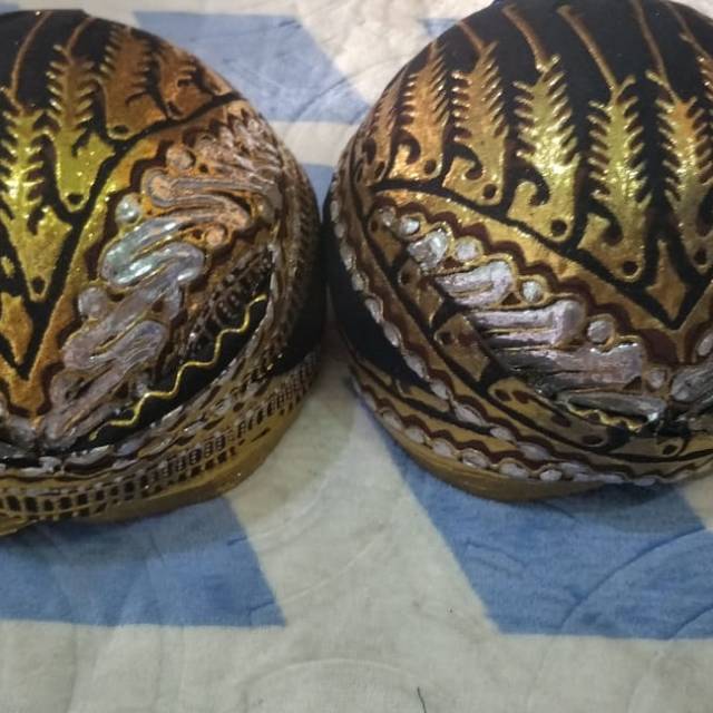 BLANGKON PRADA MODEL SOLO ACCESORIES PENGANTIN ADAT JAWA TOPI MANTEN PRIA TRADISIONAL MURAH HALUS