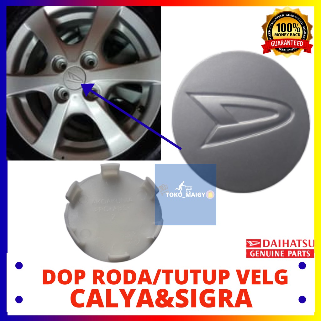 Dop Roda Ayla/ Tutup Velg Sigra/ Dop Roda Daihatsu/ Dop roda Tutup Velg Ayla Sigra Original