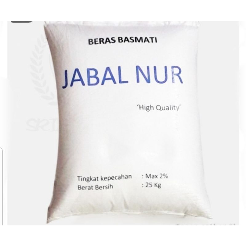 

Beras Basmati Jabal Nur kemasan 1 kg original termurah