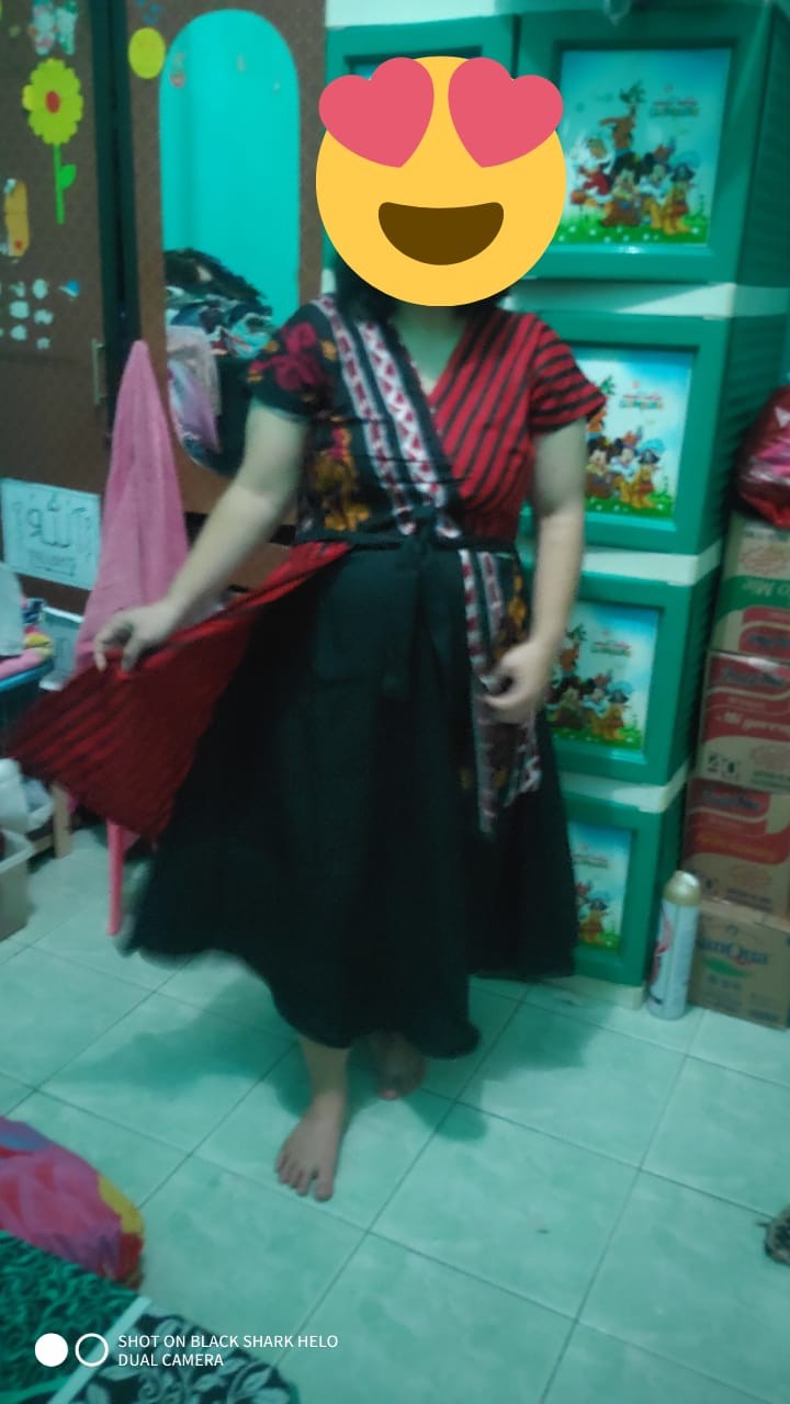 Aindra Batik Pekalongan Dress Batik Kebaya Ayamia Kimono Kombinasi Ikatan Cinta Andin Amanda Manopo