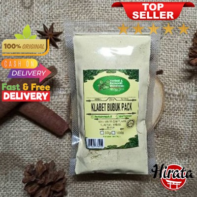 

50GRAM KLABET BUBUK ASLI OBAT HERBAL JAMU BUMBU DAPUR MASAK ALAMI REMPAH JSR BUBUK 50GRAM