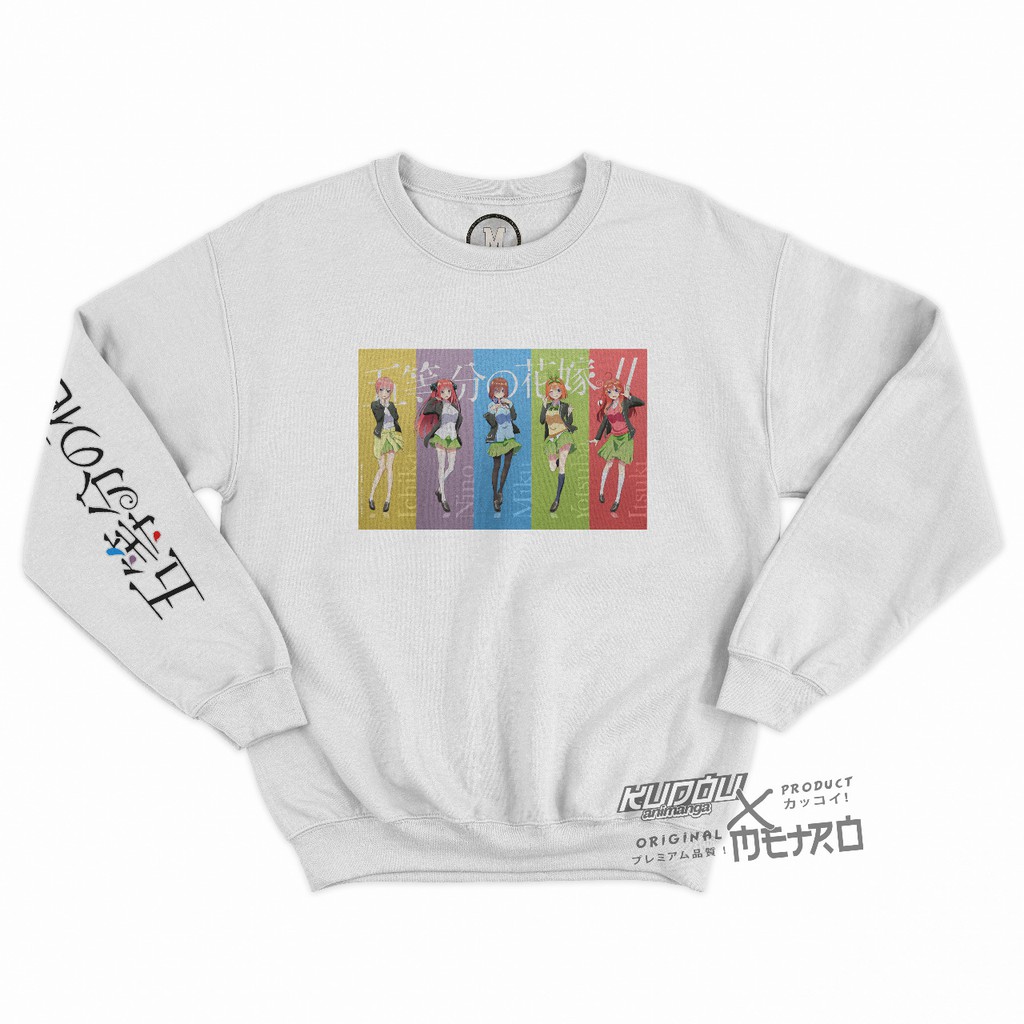 Crewneck Go-Toubun no Hanayome Anime Manga Premium