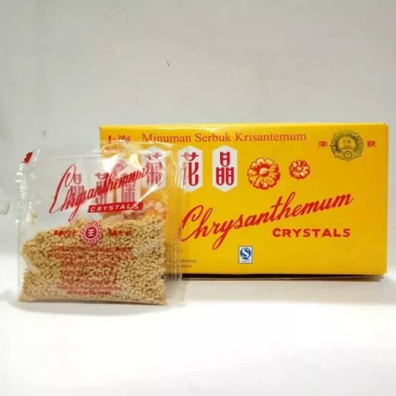 

2 Sachet Chi Wa Ching / Crysanthemum Minuman Serbuk Krisantemum Original / Teh Untuk Pereda Panas Dalam dan Daya Tahan Tubuh