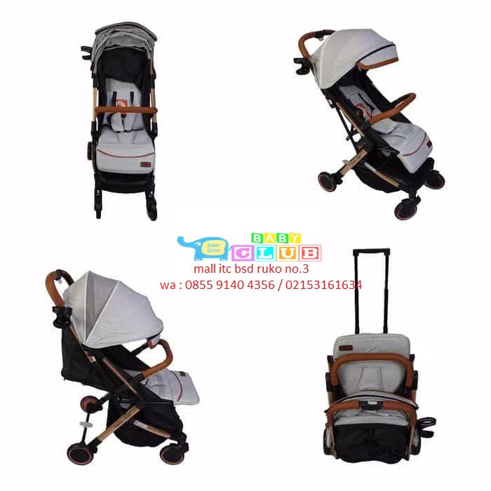 Stroller Babydoes Esmio Gold / Stroller  Esmio / Kereta Bayi