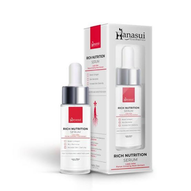 Hanasui Serum Rich Nutrition 25 ml / Serum Wajah / Serum Hanasui