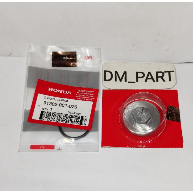 baut tutup kunci 17 ORING stelan setelan klep mesin honda ASTREA PRIMA GRAND LEGENDA 2 IMPRESSA SUPR