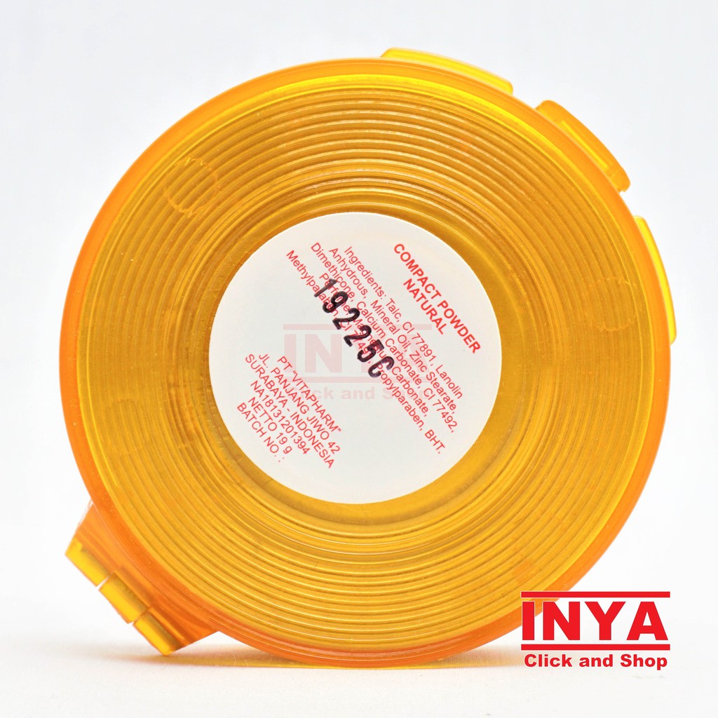 VIVA COSMETICS NATURAL COMPACT POWDER 19gr - BEDAK PADAT