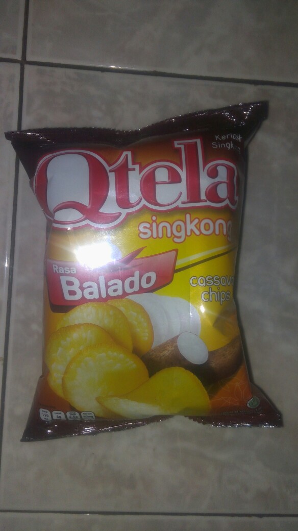 Jual Qtela Rasa Balado Keripik Singkong 60g Bloralapak Shopee Indonesia